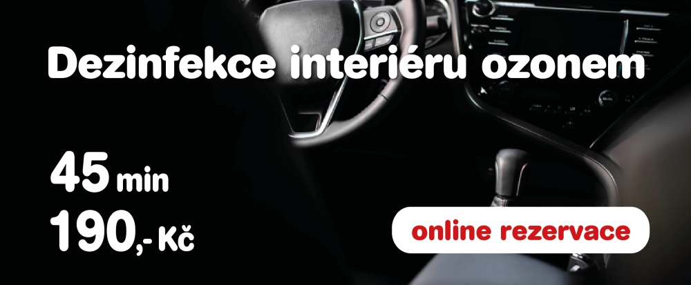 Dezinfekce vozu ozonem Brno